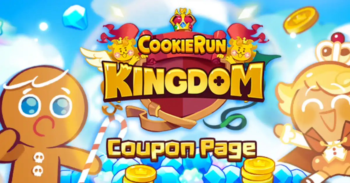 Cookie Run Kingdom Coupon page