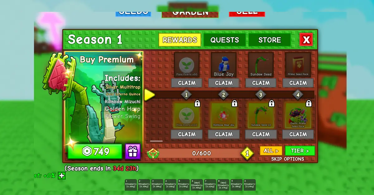 Grow a Garden Prime Seed Pack Guide (How to Get All Seeds)