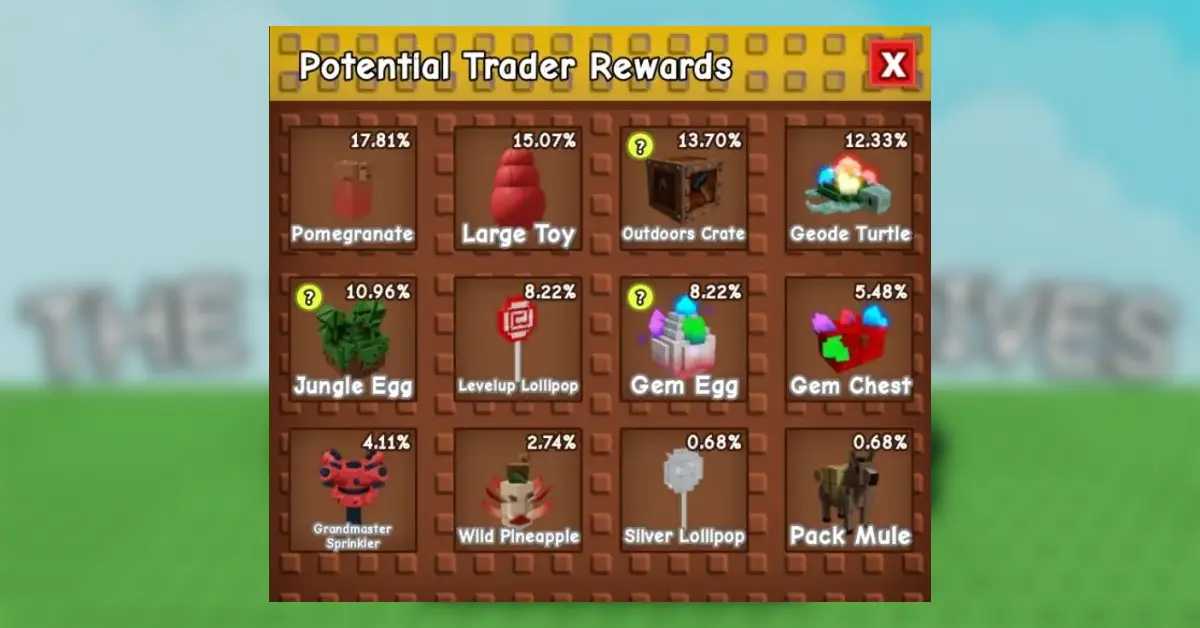 All Trader Rewards in Grow a Garden and How to Get Them