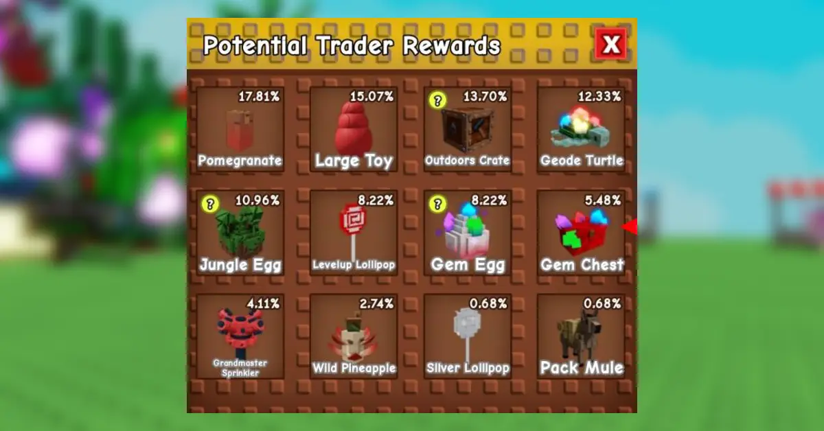 Grow a Garden Gem Chest Rewards and How to Get Them