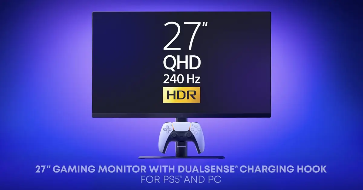 PlayStation’s New 27” Gaming Monitor A Sleek Companion for PS5 and PC Gamers