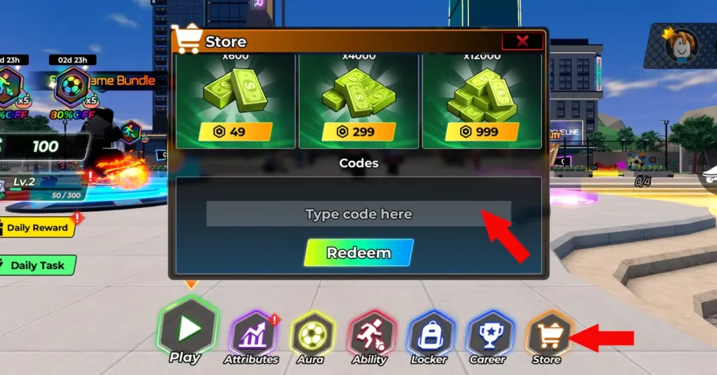 How to Redeem Soccer Arena Codes
