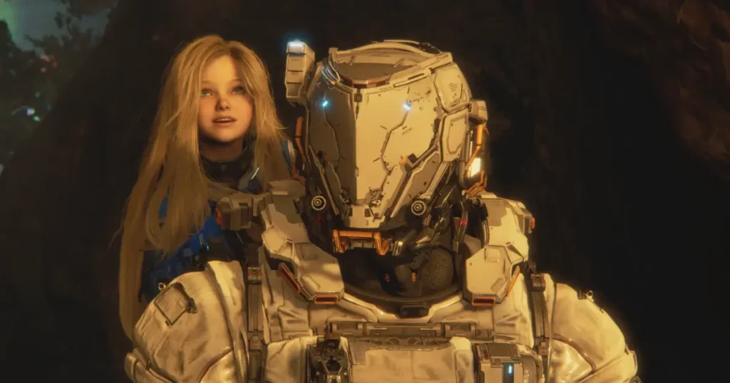 Capcom's Pragmata protagonist