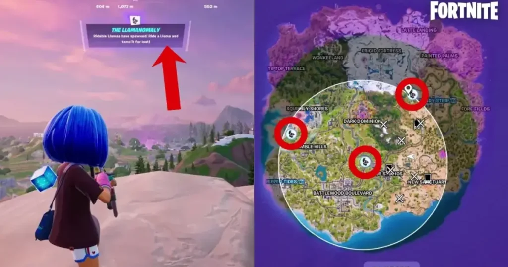 Fortnite Rideable Llamas - How to Find and Tame