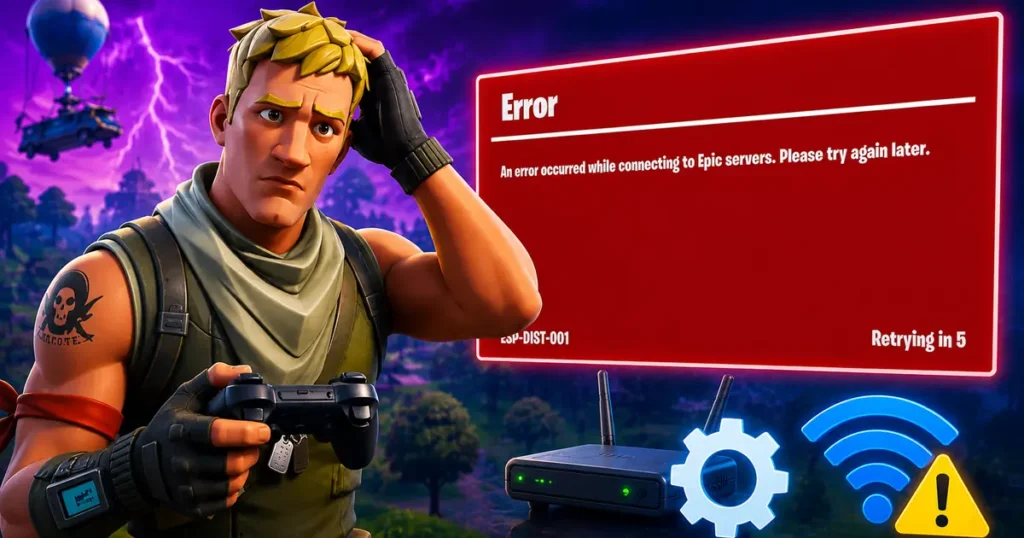 Fortnite ESP-DIST-001 Error How to Fix It Fast