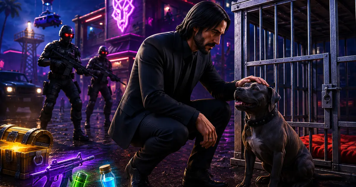 Fortnite John Wick’s Dog Location: Chapter 7 Season 3 Guide