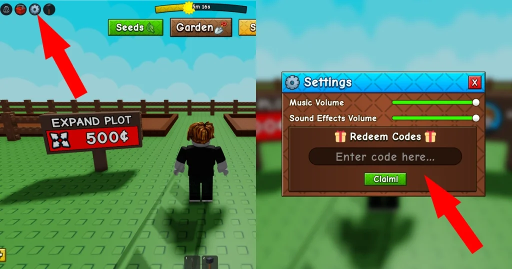 How to Redeem Codes in Grow a Garden 2