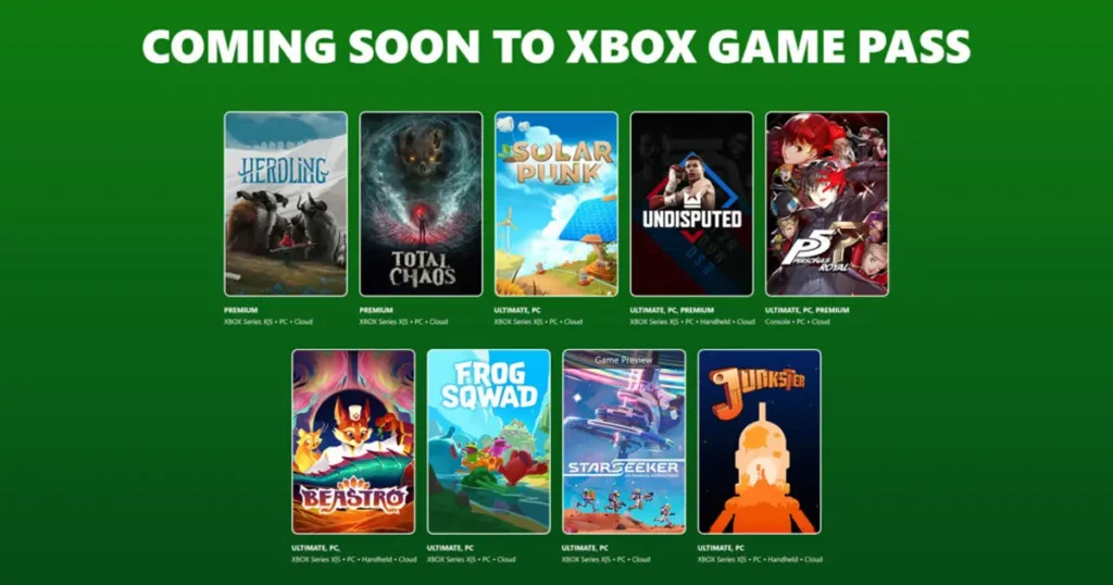 Xbox Game Pass June 2026 Wave 1 Full Games List and Dates