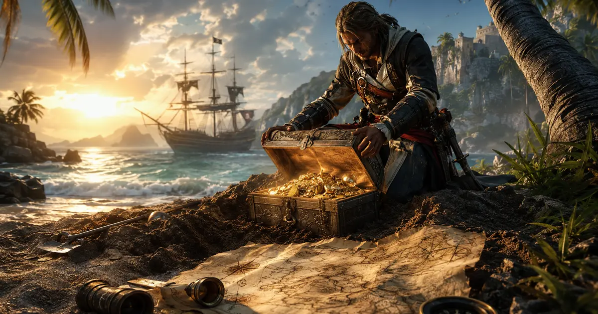 AC Black Flag Resynced Treasure Map Locations Guide