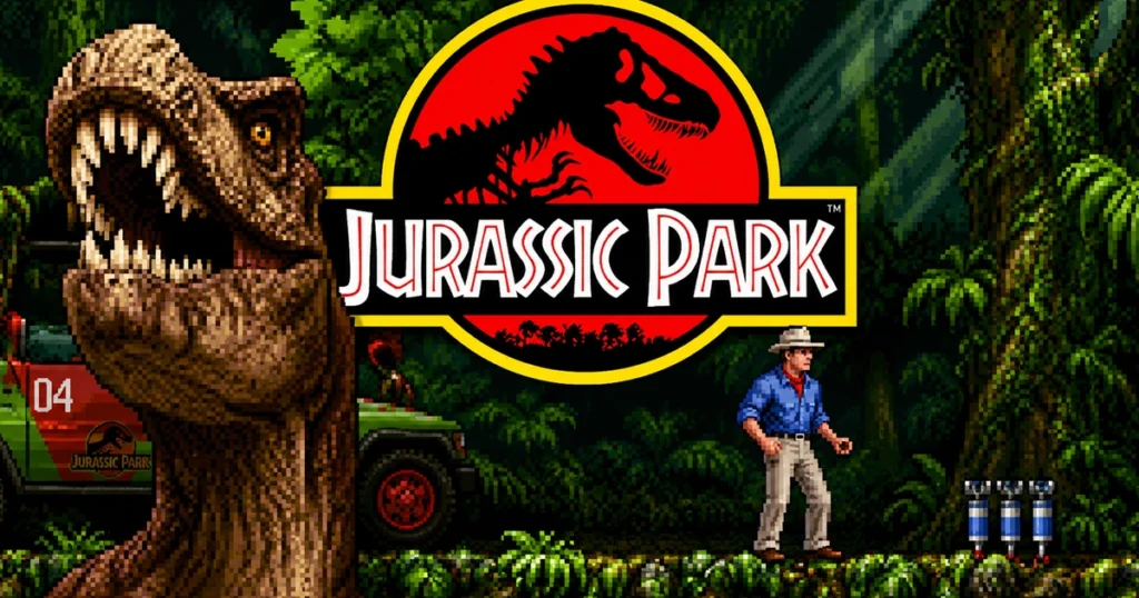 Jurassic Park (1993) – Sega Genesis 5 Best Jurassic Park Games Every Fan Should Play