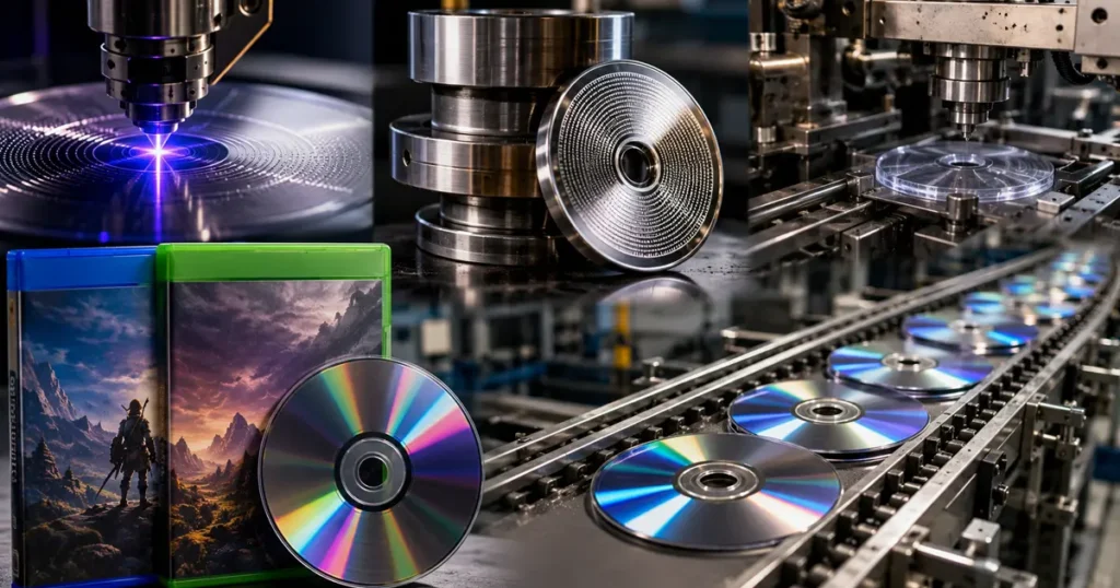 How PlayStation and Xbox Game Discs Are Actually Made