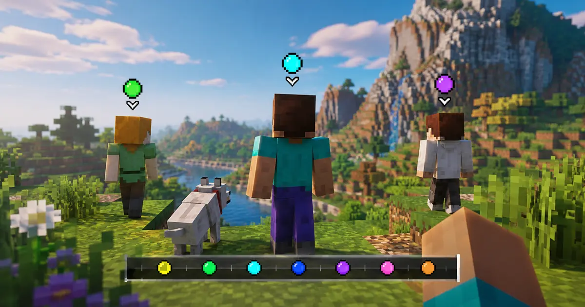 Minecraft Locator Bar Color: How to Find Yours