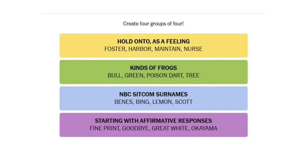 NYT Connections Answers, August 12, 2026 (#1158)