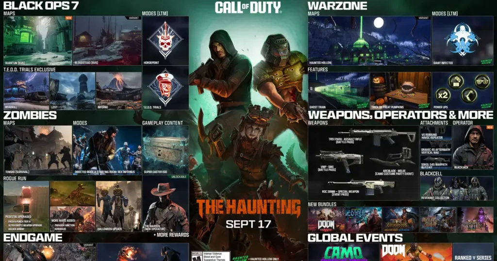 COD Halloween Update Adds Doom Slayer To Black Ops 7 and Warzone