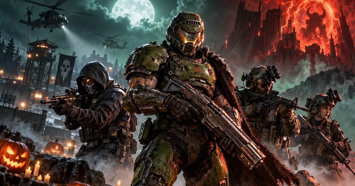 COD Halloween Update Adds Doom Slayer To Black Ops 7 and Warzone