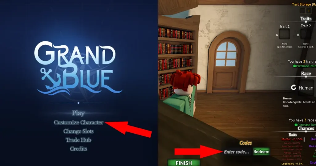 How to Redeem Grand Blue Codes